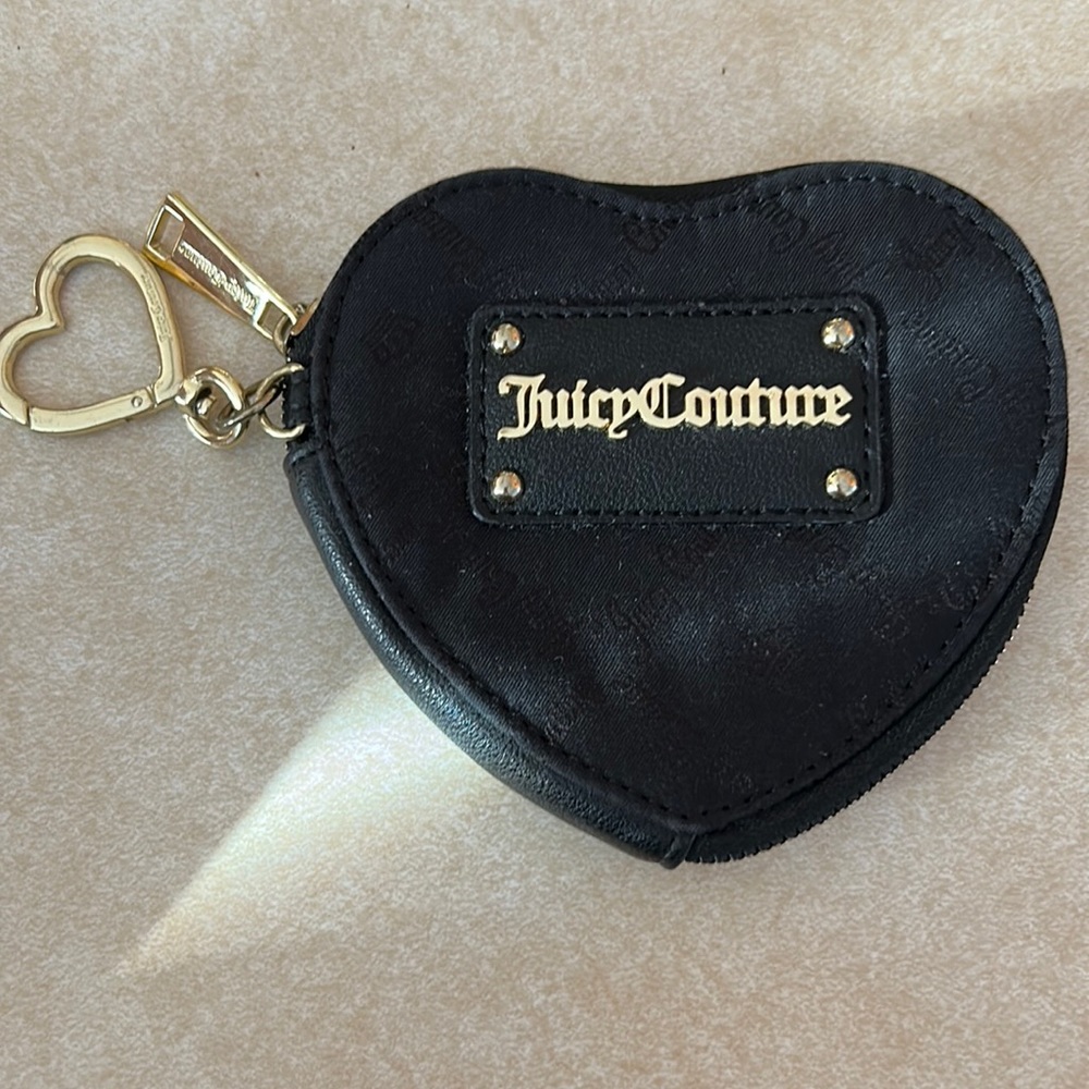 Juicy Couture Heart Shaped Coin Purse